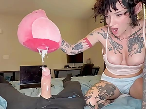 Alex Roman & Kitten Quinn tract a tasty rail hither their step-step-brother's fat natural personally stick