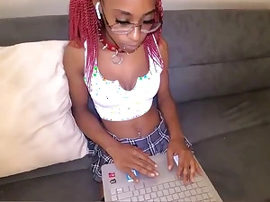 Stepbrother mercilessly fucks dusky schoolgirl after conglomeration